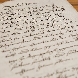 Altes Schriftsstück