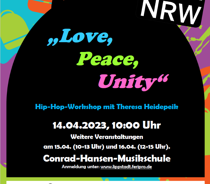 Kulturrucksack: Love, Peace, Unity, ein Hip-Hop-Workshop